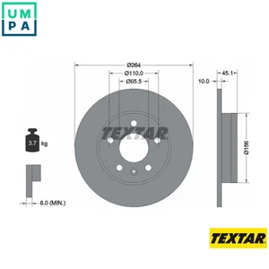 2x BRAKE DISC 92277303 FOR VAUXHALL ZAFIRA/Mk/II OPEL A 17 DTR 1.7L 4cyl 1.8L - Picture 1 of 9