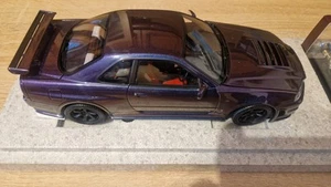 Elica motore 1:18 Nissan Skyline GT-R R34 Nismo CRS viola notte - Foto 1 di 12