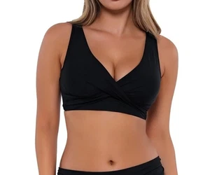 Sunsets Elsie Underwire Wrap Bikini Swim Top, Women’s Size 38DD NWT - Picture 1 of 10