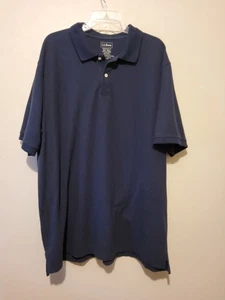 L.L. Bean Traditional Fit Blau Kurzarm Poloshirt Herren Gr. XXL Tall - Bild 1 von 3
