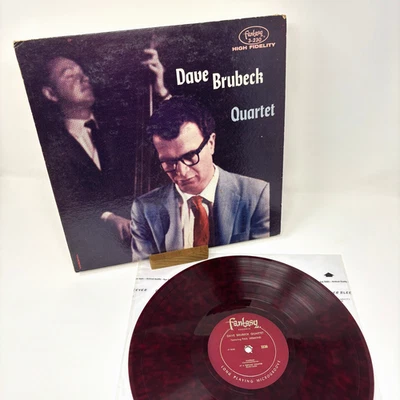 The Dave Brubeck Quartet Red Splatter Mono Vinyl LP Fantasy Records 3-230 - Image 1 of 4