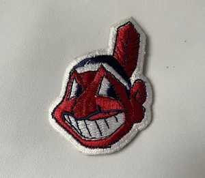 Cleveland Indians Embroidered Iron On Patch, 2 5/8” X 1 3/4” - Picture 1 of 2