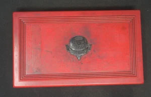 RARE! Vintage Bakelite Crisloid Top Grade Butterscotch EXTRA THICK Dominoes - Picture 1 of 5