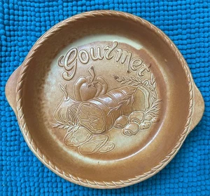 Vintage Ceramica Gourmet Kuchen Quiche Backform Terrakotta Steinzeug 10,5" - Bild 1 von 5