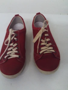 legero sneaker damen Größe 5 - 38 , wenig getragen in rotem Echtleder - Bild 1 von 5