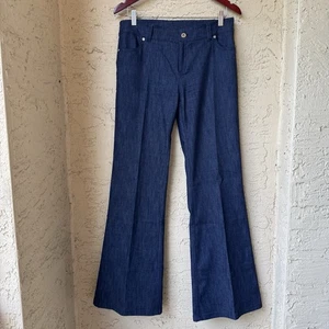 Joseph Ribkoff Women’s Blue Denim Jean Pants Sz 10 (US) Midrise Stretch Pockets - Picture 1 of 15