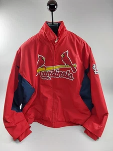 Chaqueta forrada de vellón con base térmica majestuosa St Louis Cardinals para hombre talla 2XL  - Imagen 1 de 7