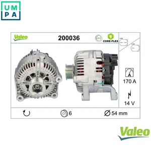 ALTERNATOR 200036 FOR BMW 5/E60/E61/7/E66/E67 N47D20C/A M47D20 2.0L 4cyl 5 E61 - Picture 1 of 13