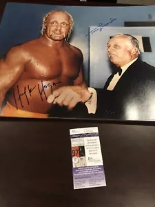 Autographed Hulk Hogan Signed 16x20 Photo Dodgers WWE JSA COA Tommy Lasorda - Picture 1 of 5