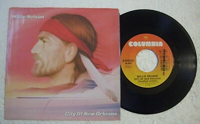 WILLIE NELSON  - CITY OF NEW ORLEANS / WHY ARE YOU PICKING ON ME  - 1984 NM - Image 1 of 2