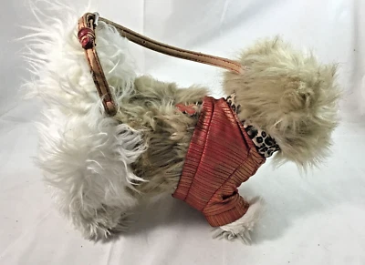 Cartera Fuzzy Nation para perro con cierre de cremallera Foto 1 de 4