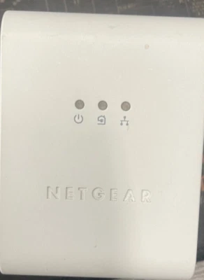 Single Netgear XE104 85 Mbps Powerline Wall Plugged 4-Port Ethernet Switch  - Image 1 of 4