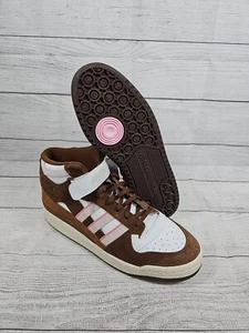 Adidas Forum Mid ‘Chocolate To My Strawberry' Brown/Pink/White GY6802 Men's 11.5 - Picture 1 of 6