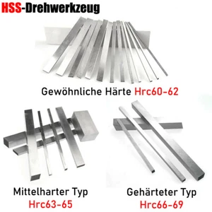 Utensile rotante acciaio rapido spessore 3mm-20mm barre quadrate lunghezza 200mm - Foto 1 di 12