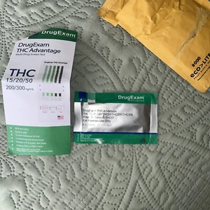 DrugExam THC Advantage Made in USA Multi Level Marijuana Home Urine Test - Picture 1 of 2