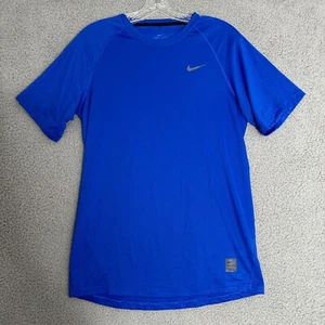 Camisa de Entrenamiento Nike Pro Dri-FIT Para Hombres Azul Manga Corta Talla M Atletismo - Imagen 1 de 9