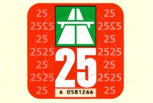 Schweizer Autobahnvignette Autobahn Vignette Schweiz CH 2025 - Bild 1 von 1