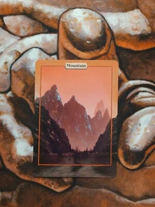 Magic the Gathering Unhinged Mountain #2 Hand Painted Unique Custom MTG Alter - Picture 1 of 1