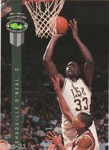 1992 Classic Four Sport Shaquille O'Neal Orlando Magic #1 Basketball Card