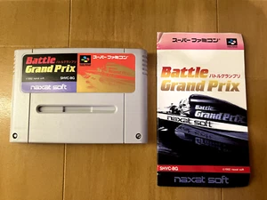 Battle Grand Prix - Super Famicom (SNES) Games NTSC-J (Cartridge & Manual) - Picture 1 of 15