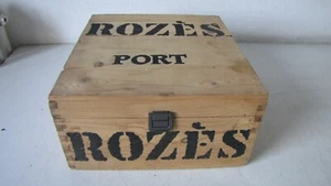 ROZES PORT - HOLZKISTE / KISTE - VINTAGE AUS SAMMLUNG - Bild 1 von 8