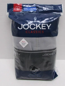 Jockey Men's Big Man ActiveStretch Long Leg Boxer Brief - 2 Pack 5XL - Picture 1 of 7