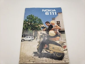 New/Old Stock English Nokia 6111 Mobile Phone User Manual Guide 3POST - Photo 1/5