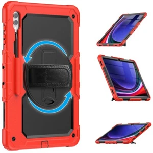 For Samsung Galaxy Tab S9 Ultra Plus 11" 12.4" 14.6" Rotating Case Screen Cover - Picture 1 of 130