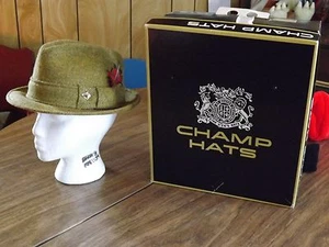 Vintage Sportswear by Champ Fedora size 7 (NEW CONDITION) - Picture 1 of 7
