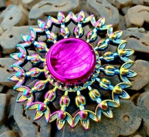 Flower Metal Multi Color Fidget Spinner Toy Boys Girls Kids Adults ADHD Focus🌼 - Picture 1 of 12