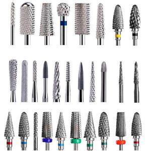 Carbide Tungsten Nail Drill Mill Bit Manicure Drill For Milling Cutter Nail File