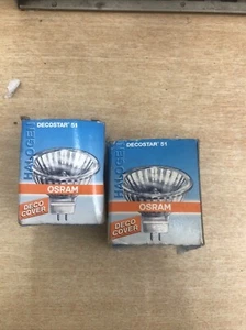 2x Osram 44865 WFL Decostar 51 Standard 35W 12V 36D MR16 GU5.3 Halogen - Picture 1 of 3