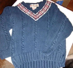 Red Truck Moving Co. Sweater Navy Christmas Winter Boys Youth 4T - Picture 1 of 5