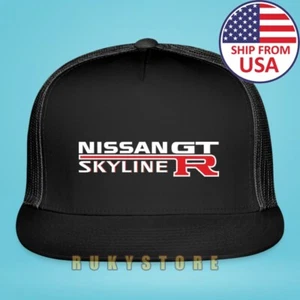 Skyline GT-R GT JDM Racing Car Trucker Hat Cap Adult Size - Bild 1 von 5