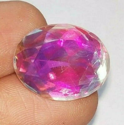 8.52 Ct Mystic Opal Oval Shape Loose Gemstone On eBay - Image 1 of 4
