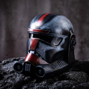 Casco Xcoser 1:1 SW The Bad Batch Hunter oggetti di scena cosplay replica resina Halloween - Foto 1 di 10