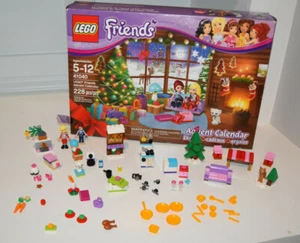 LEGO Friends 2014 Christmas Advent Calendar 41040 Mia Ewa cat deer Complete Set - Picture 1 of 8