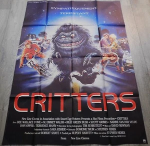 Critters French Movie Poster Original 47"63 1986 Stephen Herek - Picture 1 of 5