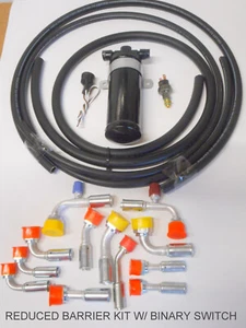 AIR CONDITIONING REDUCED BARRIER A/C HOSE & FITTINGS KIT,DRIER & BINARY SWITCH - Bild 1 von 1