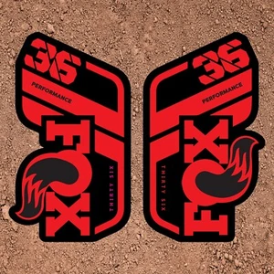 Fox 36 Performance 2021 Fork Decals - RED MTB - Picture 1 of 1