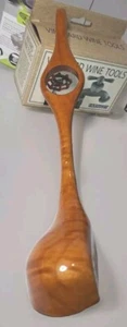 "Hermoso soporte de botella de vino para club de golf de madera pulida exhibición de 11""" - Imagen 1 de 6