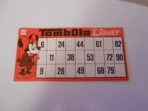 ricambio x gioco da tavolo-TOMBOLA DISNEY solo CARTELLA n. 33 - ED.CLEMENTONI - Bild 1 von 1