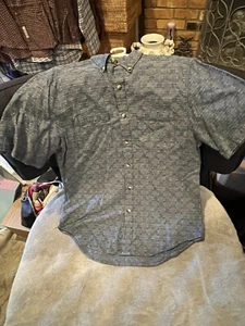 The Territory Ahead Men's M Textured Cotton Short Sleeve Shirt - Picture 1 of 3