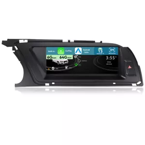 8.8'' Android 14 8-Core Car Stereo CarPlay GPS Navi Multimedia for Audi A4 B8 S4 - Picture 1 of 15