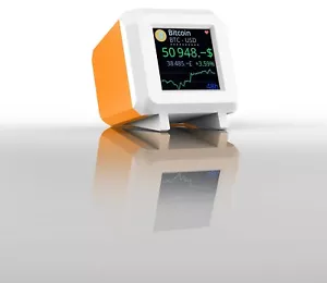 Crypto Ticker - Bitcoin LCD Display, mehr als 5.000 Münzen & 60 Fiat-Währungen. - Bild 1 von 11