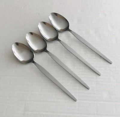 Stanley Roberts Acero Inoxidable Nobleza 4 Cucharas Soperas Ovaladas Satinado MCM Foto 1 de 4