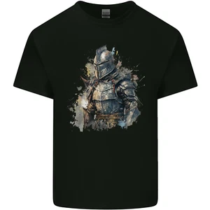 A Fantasy Medieval Knight in Armour Kids T-Shirt Childrens - Picture 1 of 3