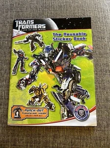 Transformers Dark of the Moon wiederverwendbares Aufkleberbuch 2011 unbenutzt - Bild 1 von 18