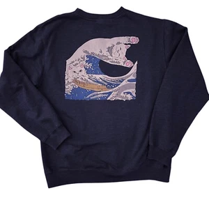 Rip N Dip Sweatshirt Katze Retro Grunge Surfen Great Wave of Nerm Größe L - Bild 1 von 9