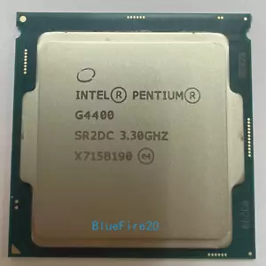 Intel Pentium G4400 LGA1151 CPU Processor 3.3GHz Dual Core SR2DC G4400 LGA 1151 - Picture 1 of 5
